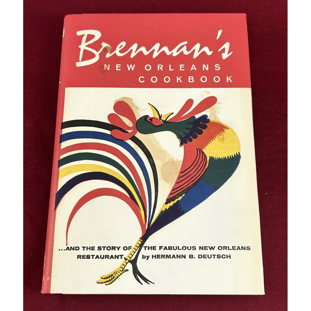 Vtg Brennan's New Orleans Cookbook 16th Printing 1961/64 HCDJ Recipes EUC *READ*